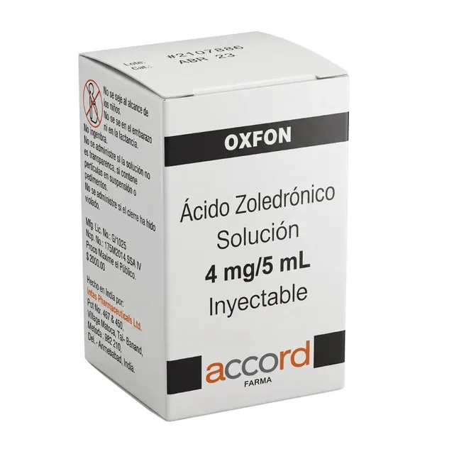 Oxfon Ácido zoledrónico 4 mg/5 mL